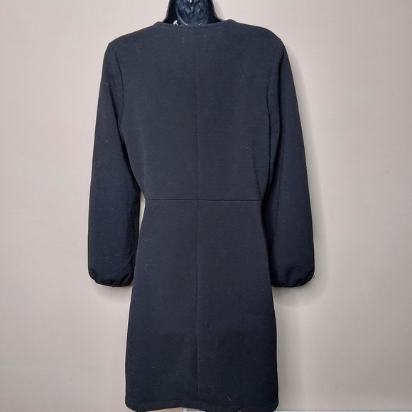 NWT Madewell Texture & Thread Long-Sleeve Side-Tie Dress - Picture 7 of 11